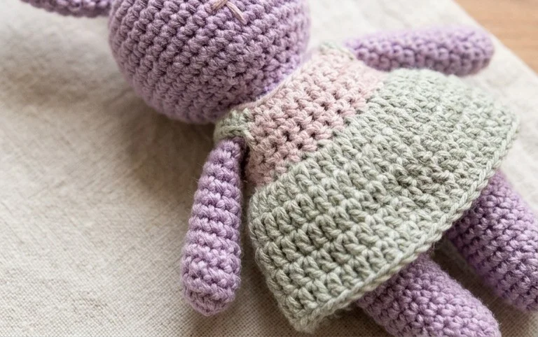 Amigurumi Funny Bunny in Dress Free Pattern-1